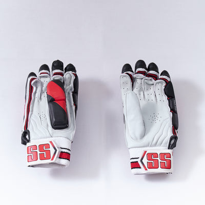 SS Super Test Black/Red Batting Gloves