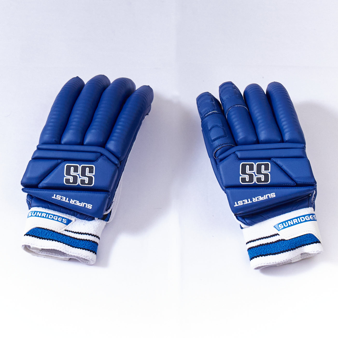 SS Super Test Blue Batting Gloves