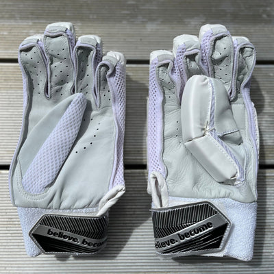 SG Litevate White Batting Gloves