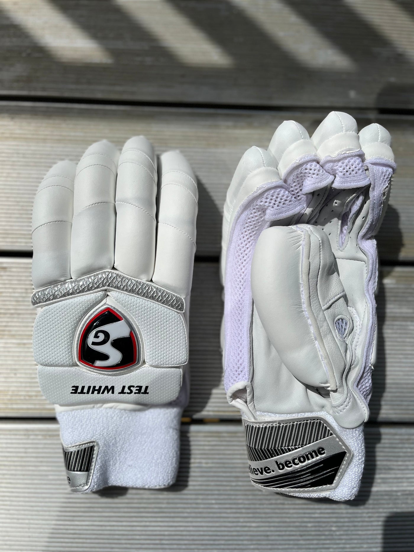 SG Test White Batting Gloves